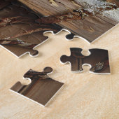 Black Cat Vintage Weihnachten Puzzle (Seite)