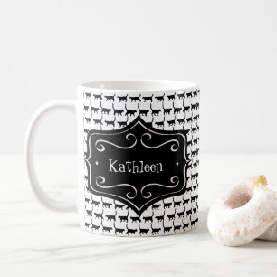 Black Cat Wallpaper   Name ändern   Farbe ändern Kaffeetasse