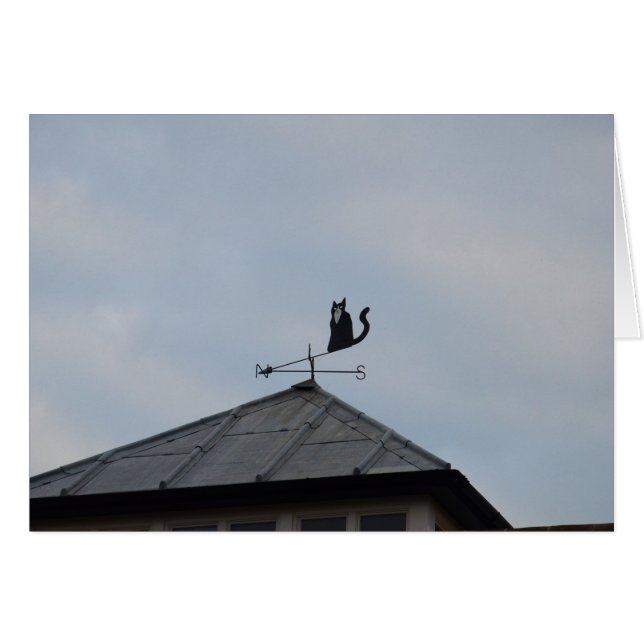 Black Cat Weather Vane (Vorderseite (Horizontal))