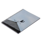 Black Cat Weather Vane Notizblock (Linke Seite)
