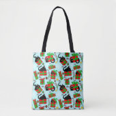 Black Cat Weihnachtsgeschenke Tasche (Vorderseite)
