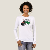 Black Cat What Christmas Cat Funny  Tri-Blend Shirt (Vorderseite voll)
