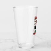 Black Cat What Pushing Christmas Tree Funny Cat Xm Glas (Rechts)