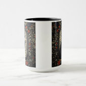 Black Cat William Morris Inspiriert Tasse (Zentrum)