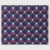 Black Cat Wrapping Paper Cat Halloween Paper Geschenkpapier (Flach)