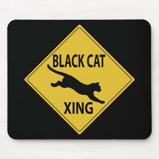 Black Cat Xing Mousepad (Vorne)