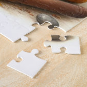 Black Cat Yellow Chrysanthemas Herbst Saison Puzzl Puzzle (Seite)