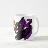 Black Cat yes Herbst Kaffeetasse (VorderseiteRechts)