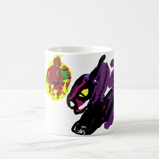 Black Cat yes Herbst Kaffeetasse (Mittel)