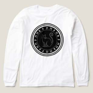 Black Cat Zauber Halloween Tri-Blend Shirt