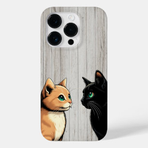 Black Cat Zoning Out - Funny Kitten Meme Case-Mate iPhone 14 Pro Hülle