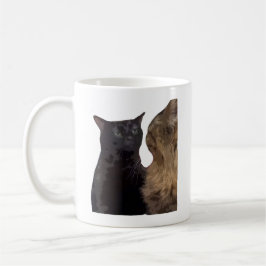 Black Cat Zoning Out Kaffeetasse