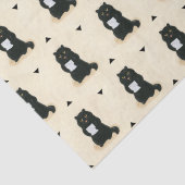 Black Cat Zuhause Sweet Zuhause Rescue Shelter Nie Seidenpapier (Detail)