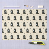 Black Cat Zuhause Sweet Zuhause Rescue Shelter Nie Seidenpapier (Handwerk)