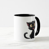 Black Cats are my favorite peaple Tasse (VorderseiteRechts)
