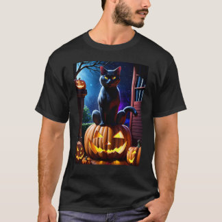 Black Cats Halloween - Halloween-Katze auf Jackola T-Shirt