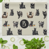 Black Cats Musterküche Küchengeschirr Handtuch (Gefaltet)