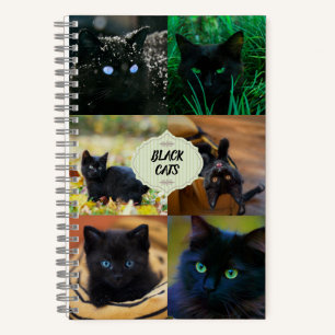Black Cats Notebook Notizblock