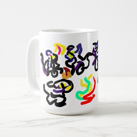 Black  Cats party Kaffeetasse (Vorderseite Links)