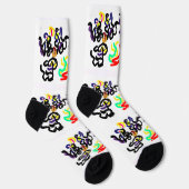 Black Cats Party Socken (Rechts)