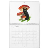 Black Cats Wall Kalender (Mär 2027)