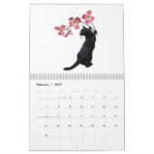 Black Cats Wall Kalender (Feb 2027)