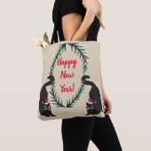 Black Cats Weihnachten Tasche (Von Nahem)
