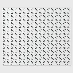Black Cauldron und Raven Gift Wrapping Paper Geschenkpapier