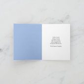 Black Cavalier King Charles Rainbow Bridge  Karte (Innenseite)