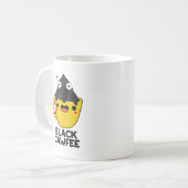 Black Cawfee Funny Crow Coffee Pub Kaffeetasse (Vorderseite Links)
