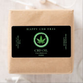 Black CBD Oil Labels (Insitu)