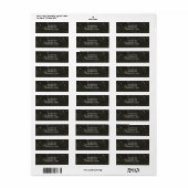Black Celestial Dark Starry Sky Wirbel Einladung (Vorne)