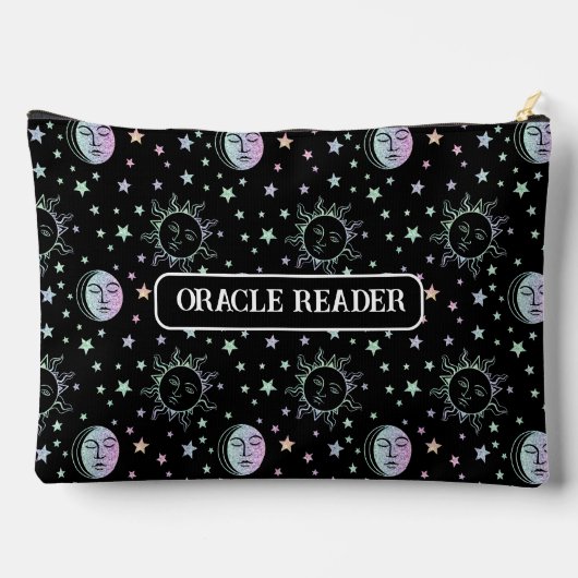 Black Celestial Oracle Pouch Zubehörtasche (Rückseite)
