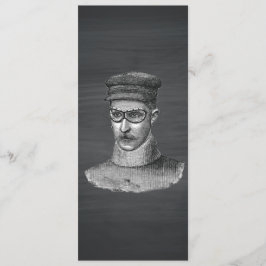 Black Chalkboard Steampunk Goggles Man