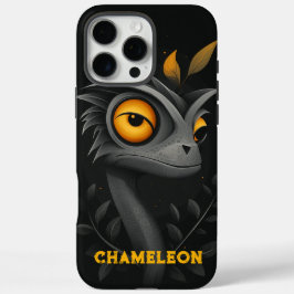 Black Chameleon Personalisiert iPhone 16 Pro Max Hülle