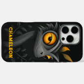 Black Chameleon Personalisiert Case-Mate iPhone Hülle (Rückseite (Horizontal))