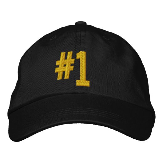 Black Champion Cap - SRF Bestickte Baseballkappe (Vorderseite)