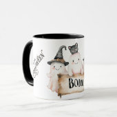 Black Charming Halloween-Party Hexenkürbis Tasse (Vorderseite Links)