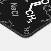 Black Chemist Chemistry Schreibtischunterlage (Ecke)