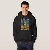 Black chemist pharmacist tech African American pha Hoodie (Vorne ganz)