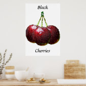 Black Cherries Poster (Küche)