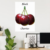 Black Cherries Poster (Heimbüro)