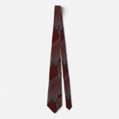 Black Cherry Garnet Red & Silver Gray "Spider Web" Krawatte (Vorderseite)