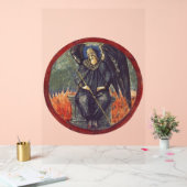 Black Cherubim Engel Acrylschild (Hochzeit)