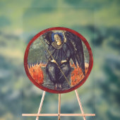 Black Cherubim Engel Acrylschild (Neutral)