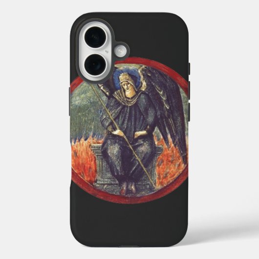 Black Cherubim Engel Case-Mate iPhone Hülle (Rückseite)