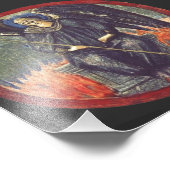 Black Cherubim Engel Fotodruck (Ecke)