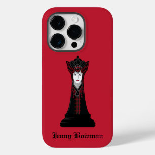 Black Chess Queen / Personalisierter Name Case-Mate iPhone 14 Pro Hülle