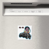 Black Chevy Camaro SS Magnet (In Situ (Geschirrspüler))