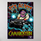 Black Chevy Camaro SS Poster (Vorne)